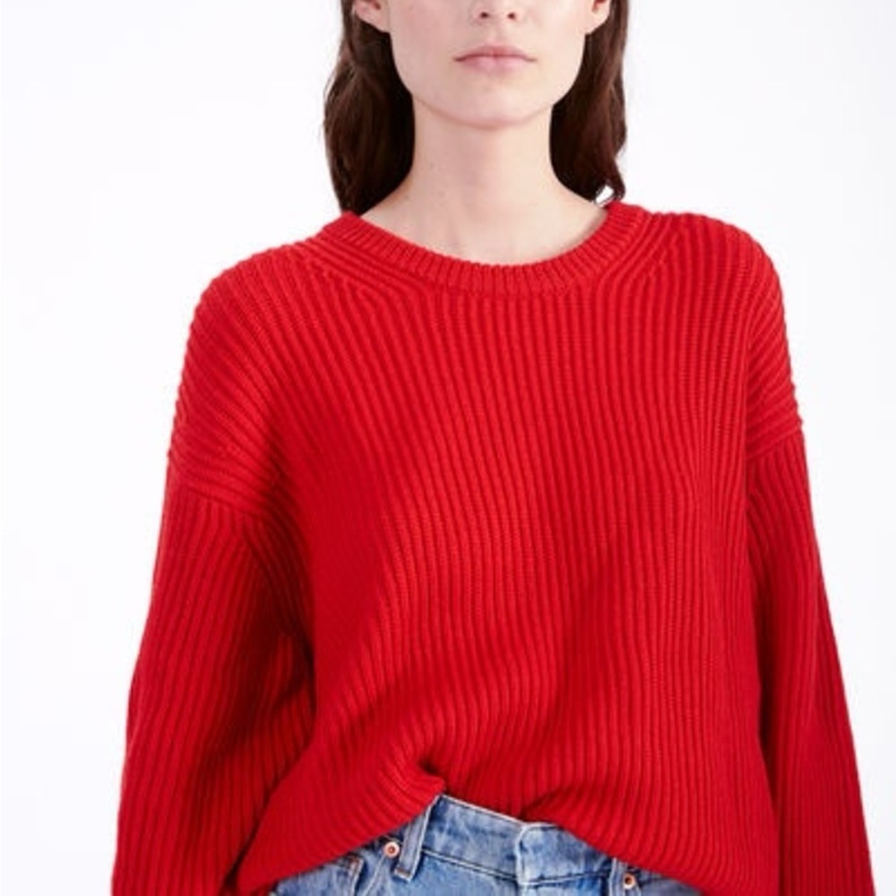 IRO Esquisse Crew Neck Sweater Size XS Color Red